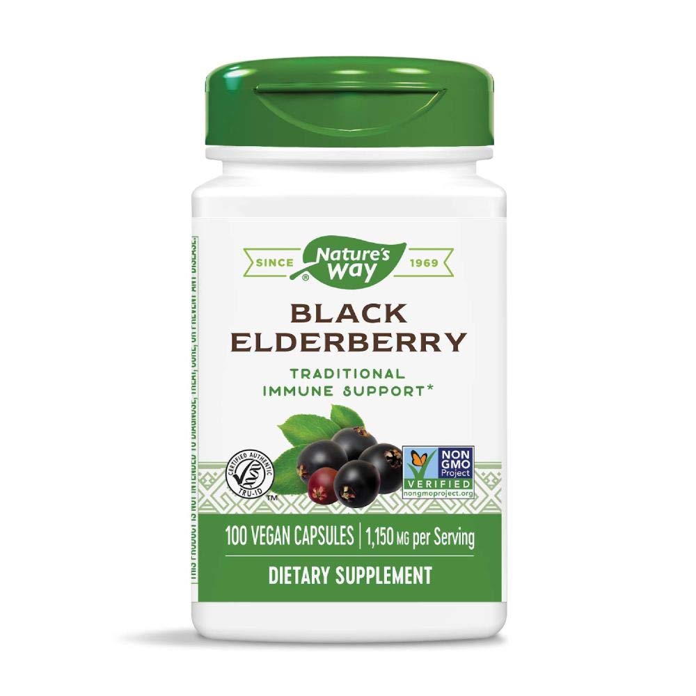First bottle of Nature's Way Elderberry 100-cap pack