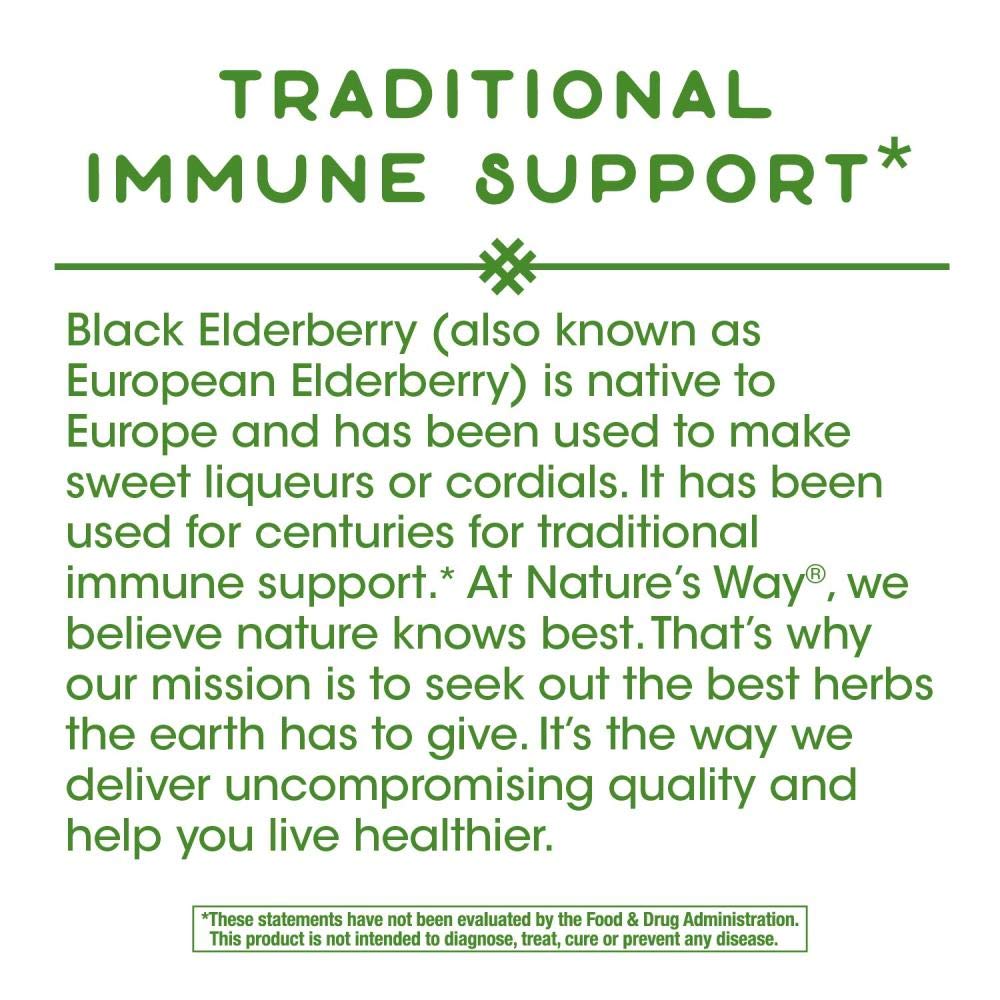 Packaging may vary for Nature's Way Elderberry 2-pack