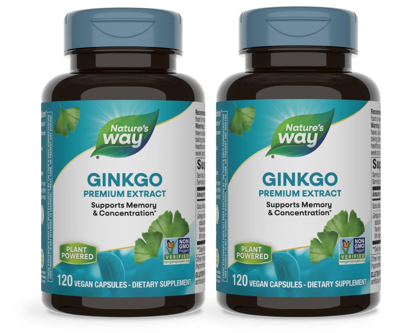 Nature's Way Ginkgo Memory and Concentration bottle - 120 capsules