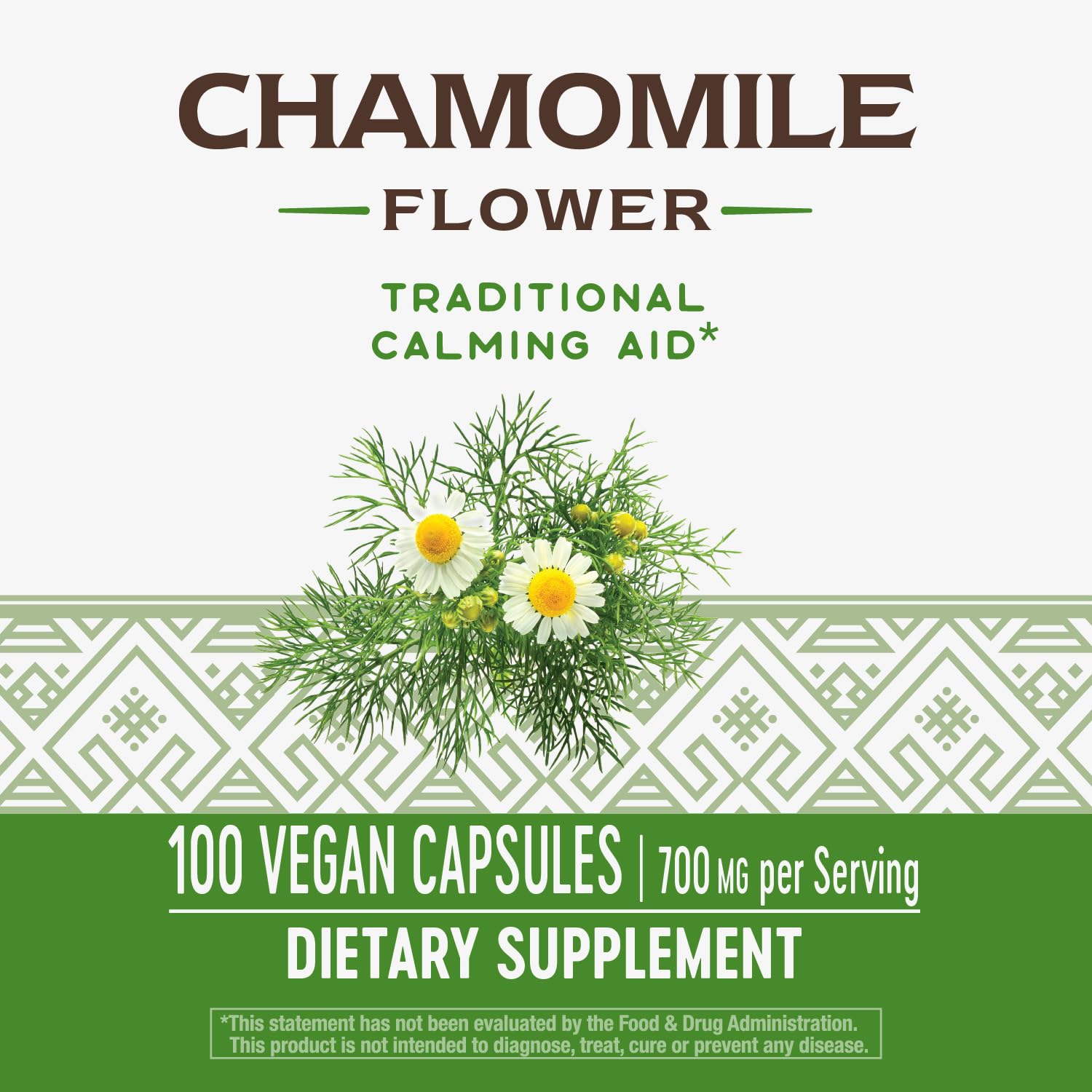 Gluten-free badge on Nature's Way Chamomile packaging
