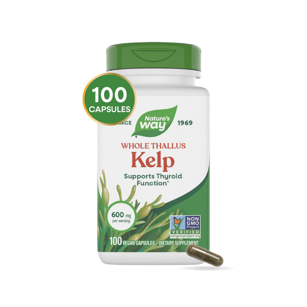 Nature's Way Kelp packaging design