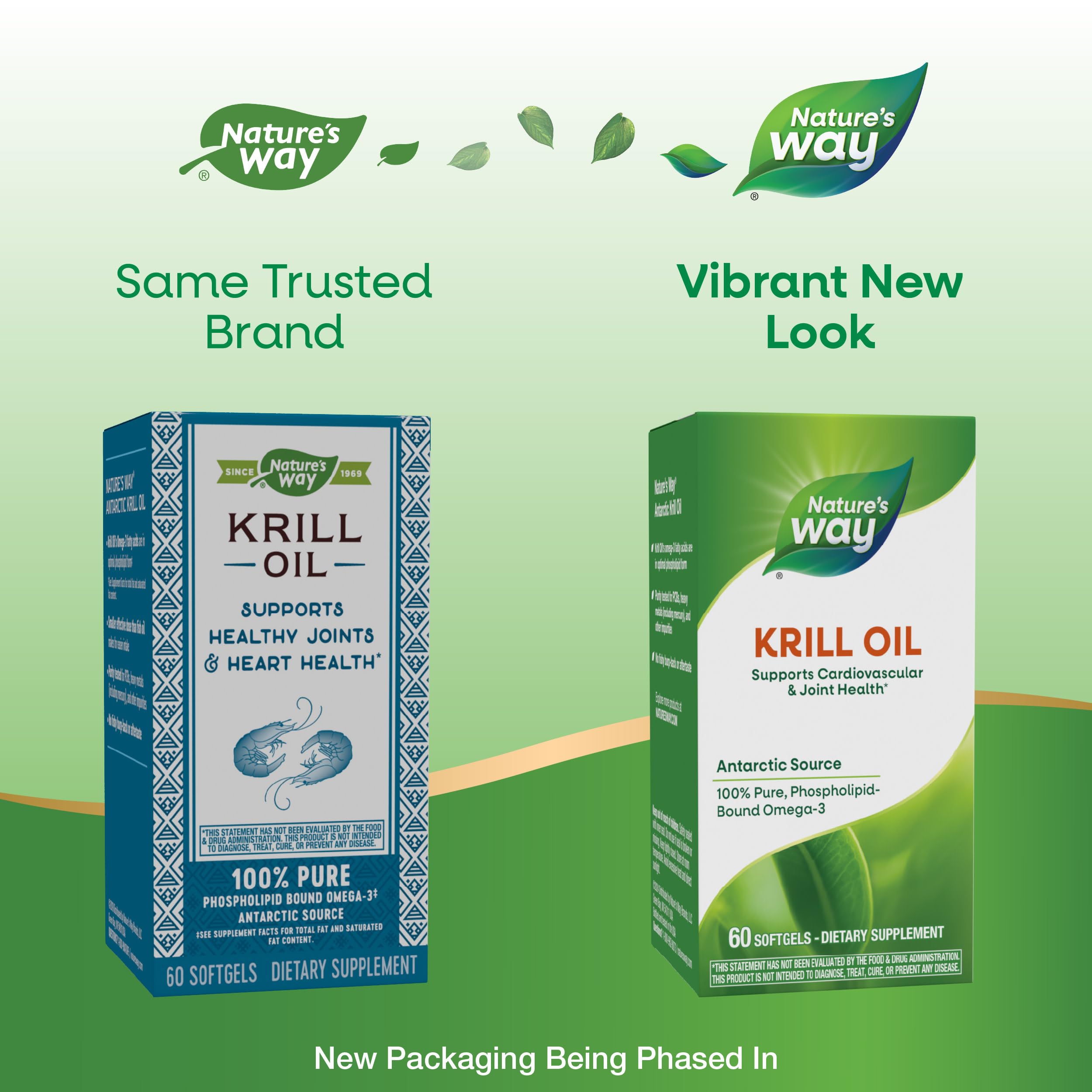 Nature's Way Krill Oil product label