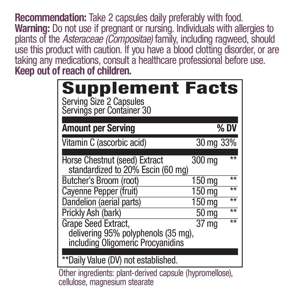 Container of 60 vegan capsules