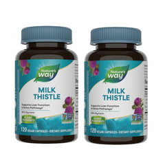 Nature's Way Milk Thistle bottle with label