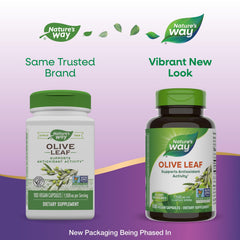 Vegan and Non-GMO olive leaf capsules by Nature's Way