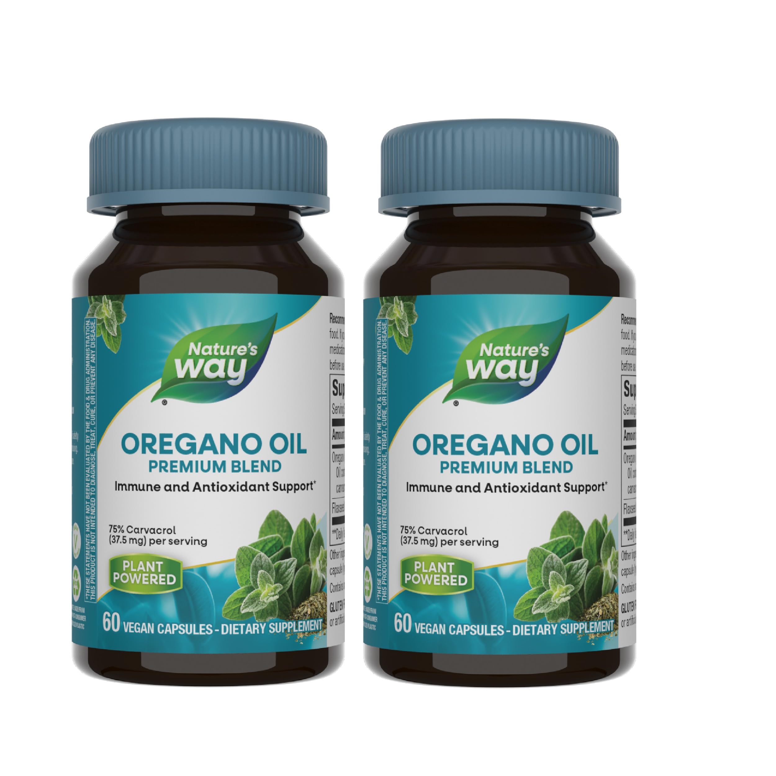 Nature's Way Oregano Oil 2-pack bottle with label