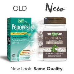 Front view of Pepogest box showing product name