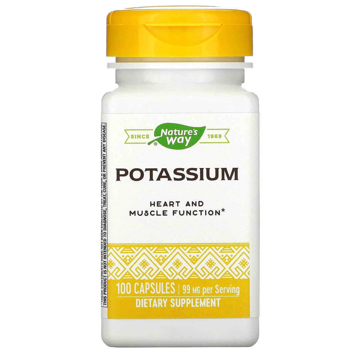 Nature's Way Potassium Complex 100 Caps bottle front view