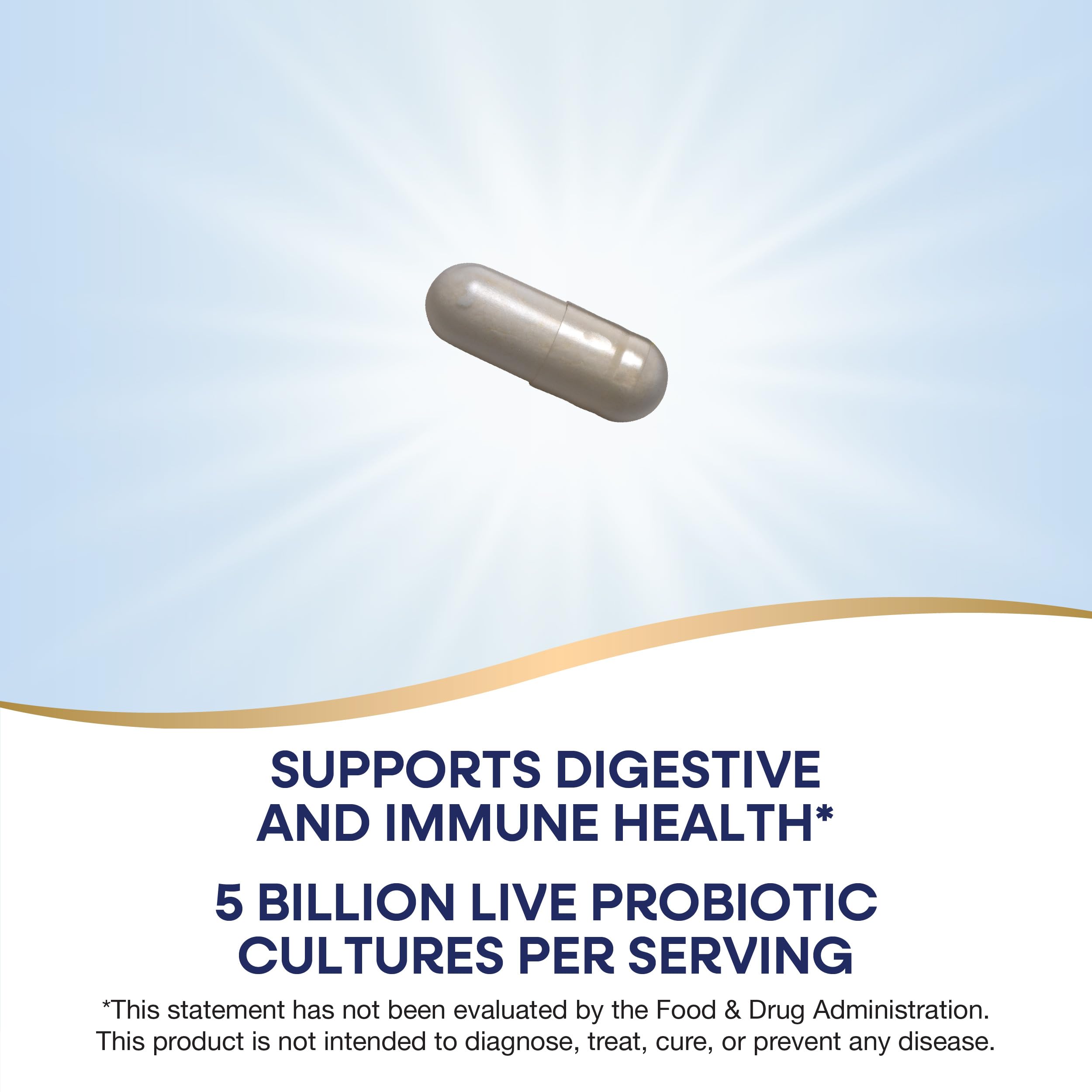 Nature's Way Primadophilus Reuteri gluten-free badge on packaging for sensitive diets.