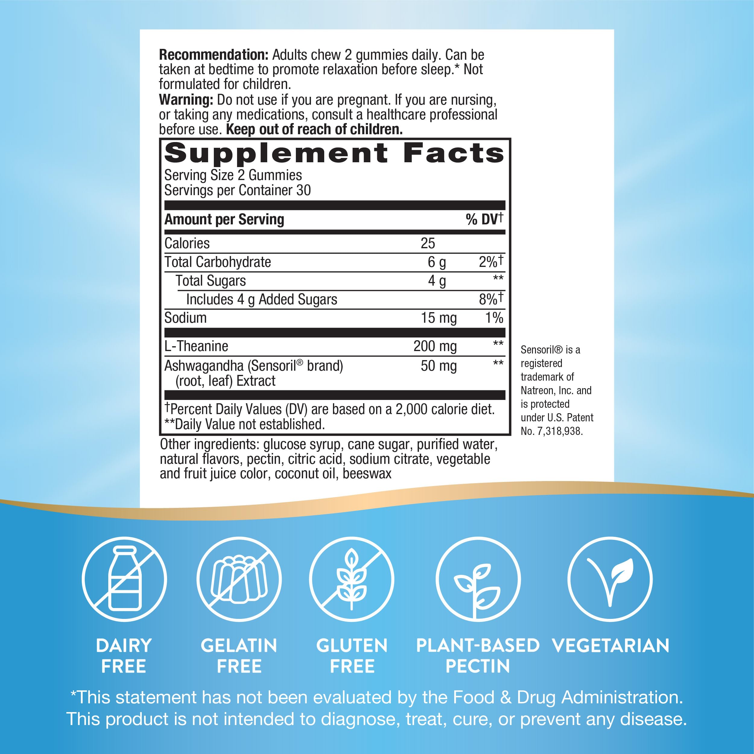 Packaging and bottle shot for Nature's Way Quick Calm Gummies