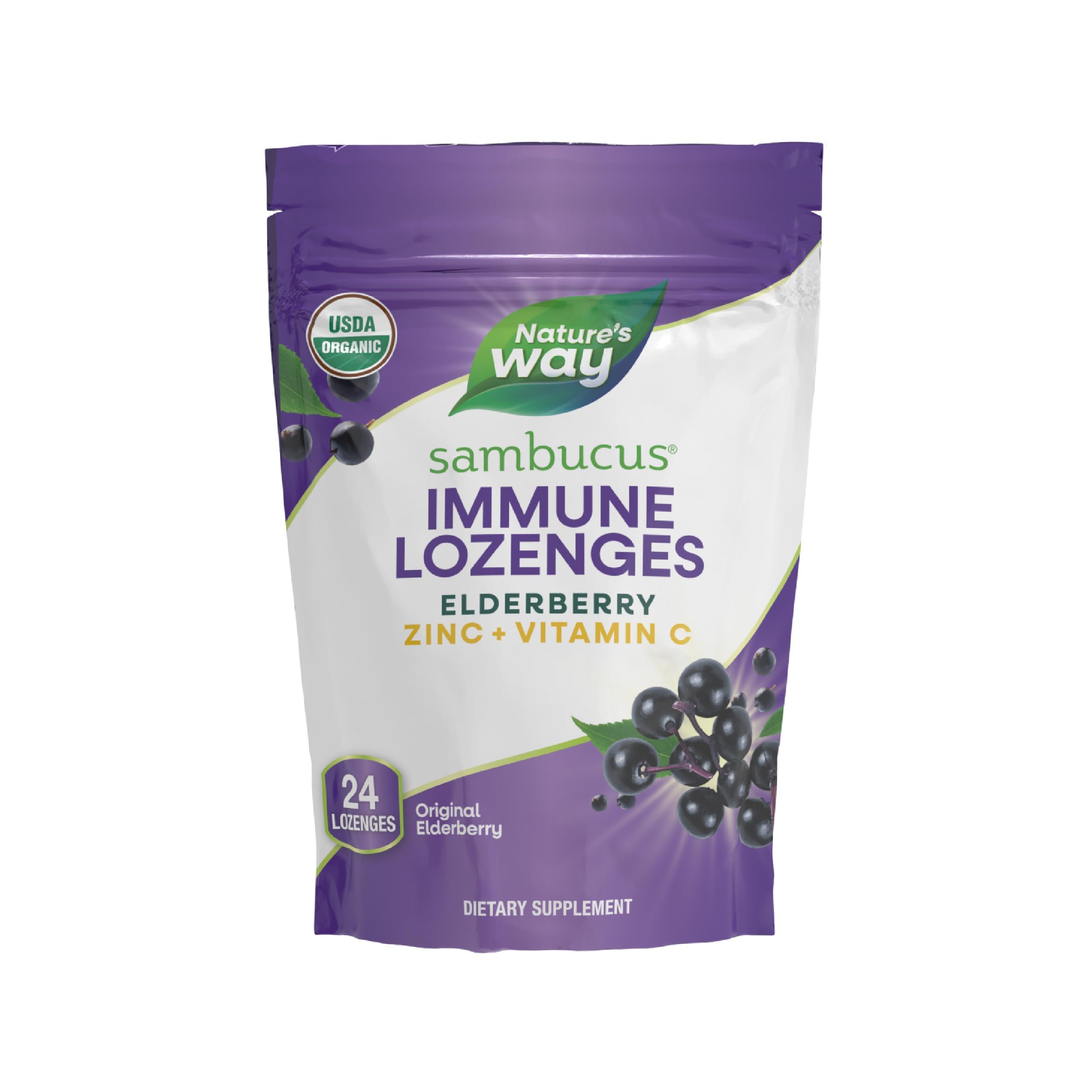 Nature's Way Sambucus Immune Lozenges box front