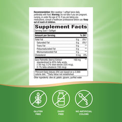 Close-up of label showing 160 mg per serving