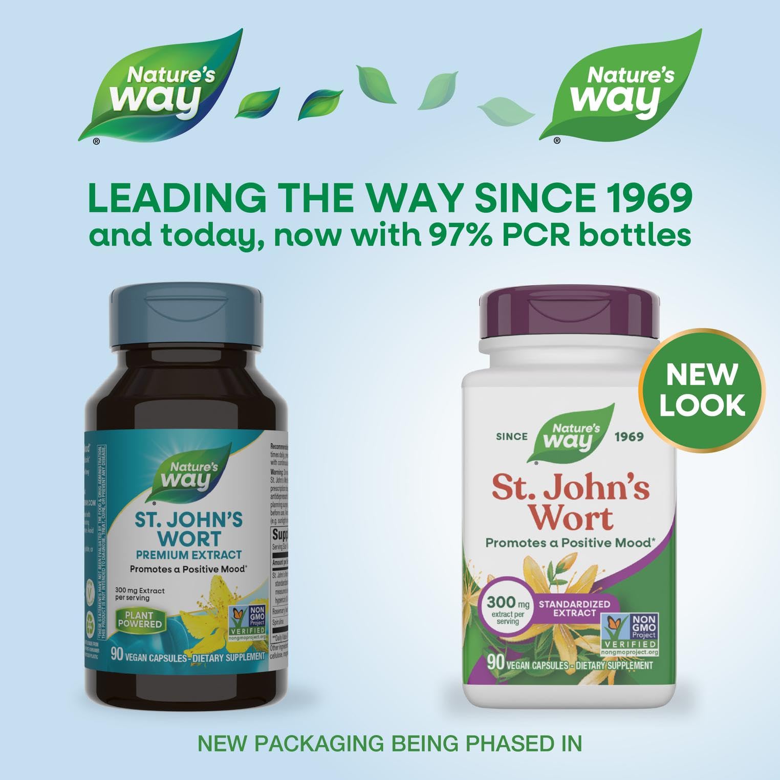 Nature's Way St. John's Wort Premium Extract product label