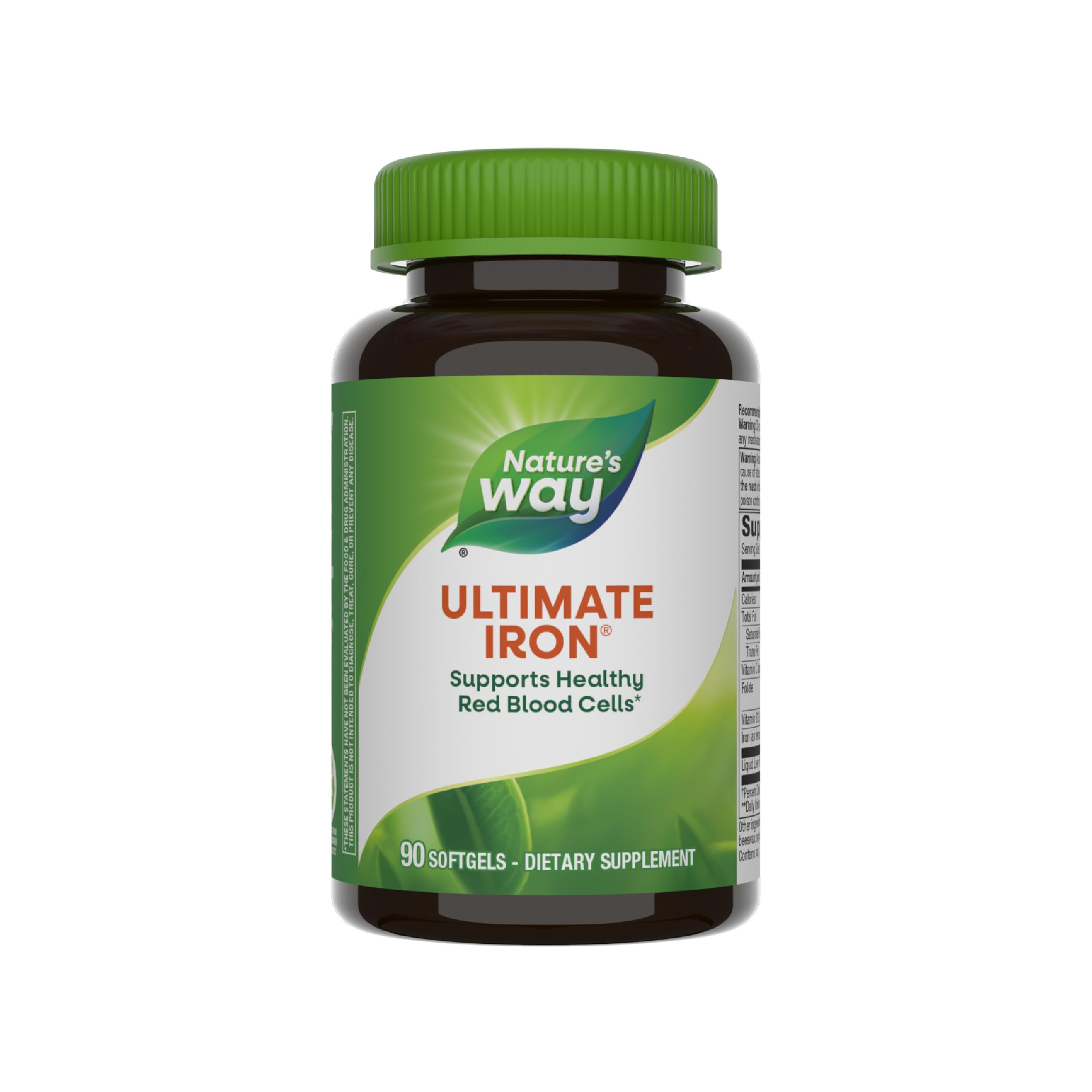 Nature’s Way Ultimate Iron bottle – front view
