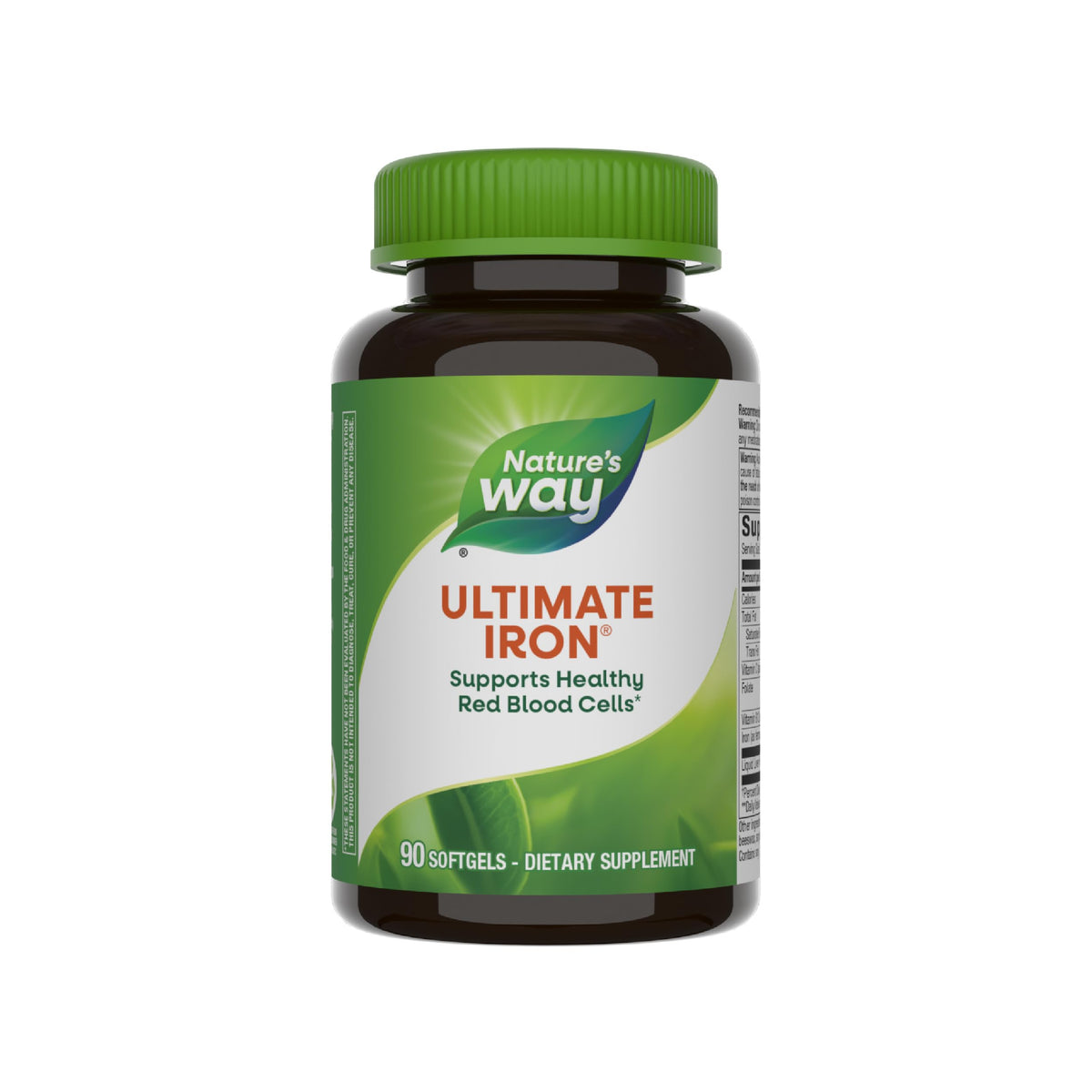 Nature’s Way Ultimate Iron bottle – front view