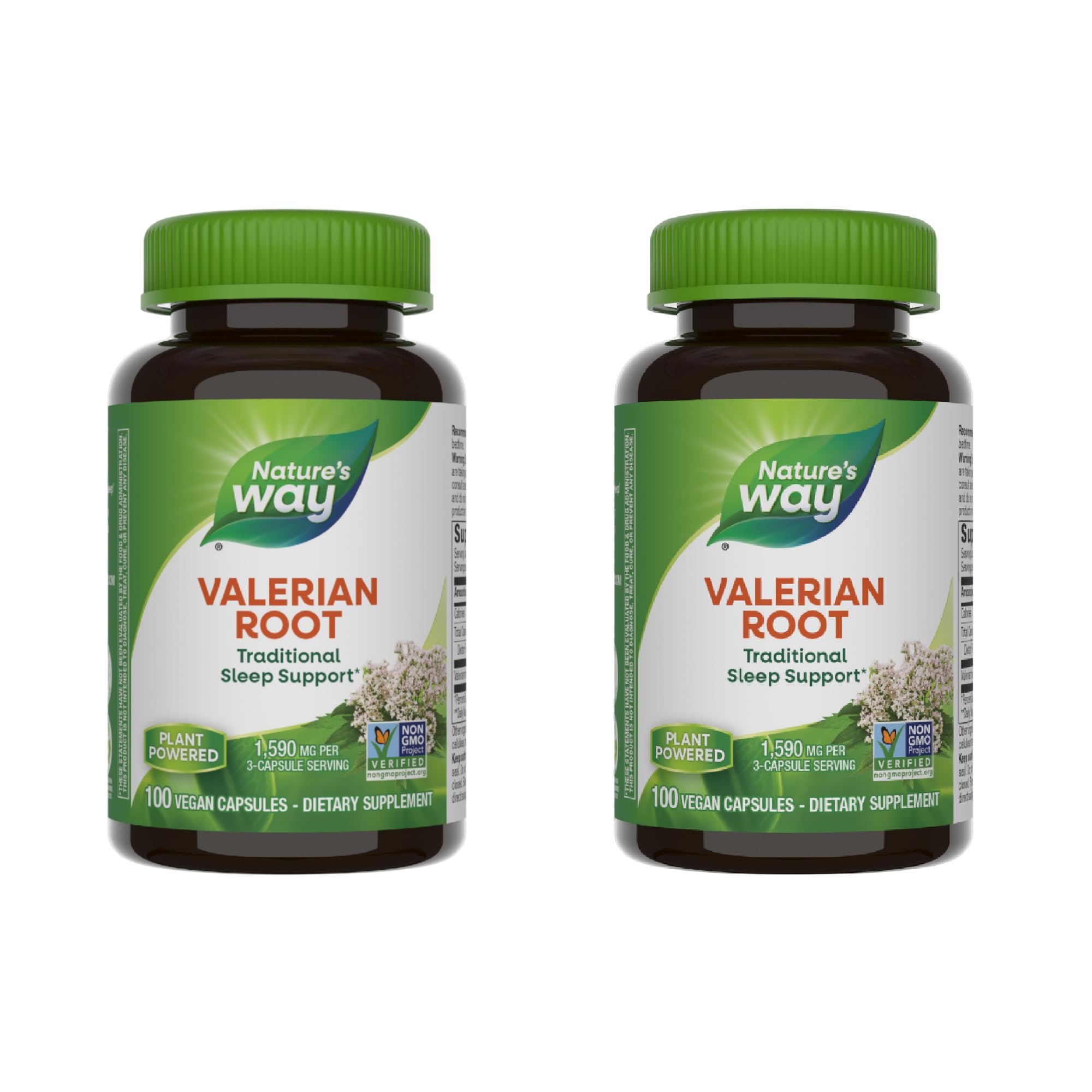 Nature's Way Valerian Root bottle showing Sleep Support label