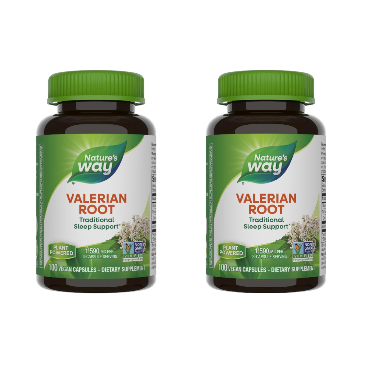 Nature's Way Valerian Root bottle showing Sleep Support label