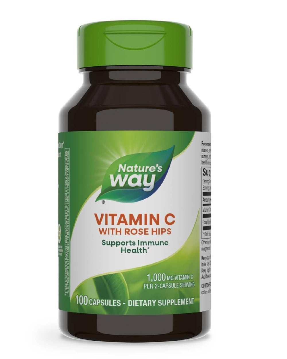Bottle of Nature's Way Vitamin C with Rose Hips