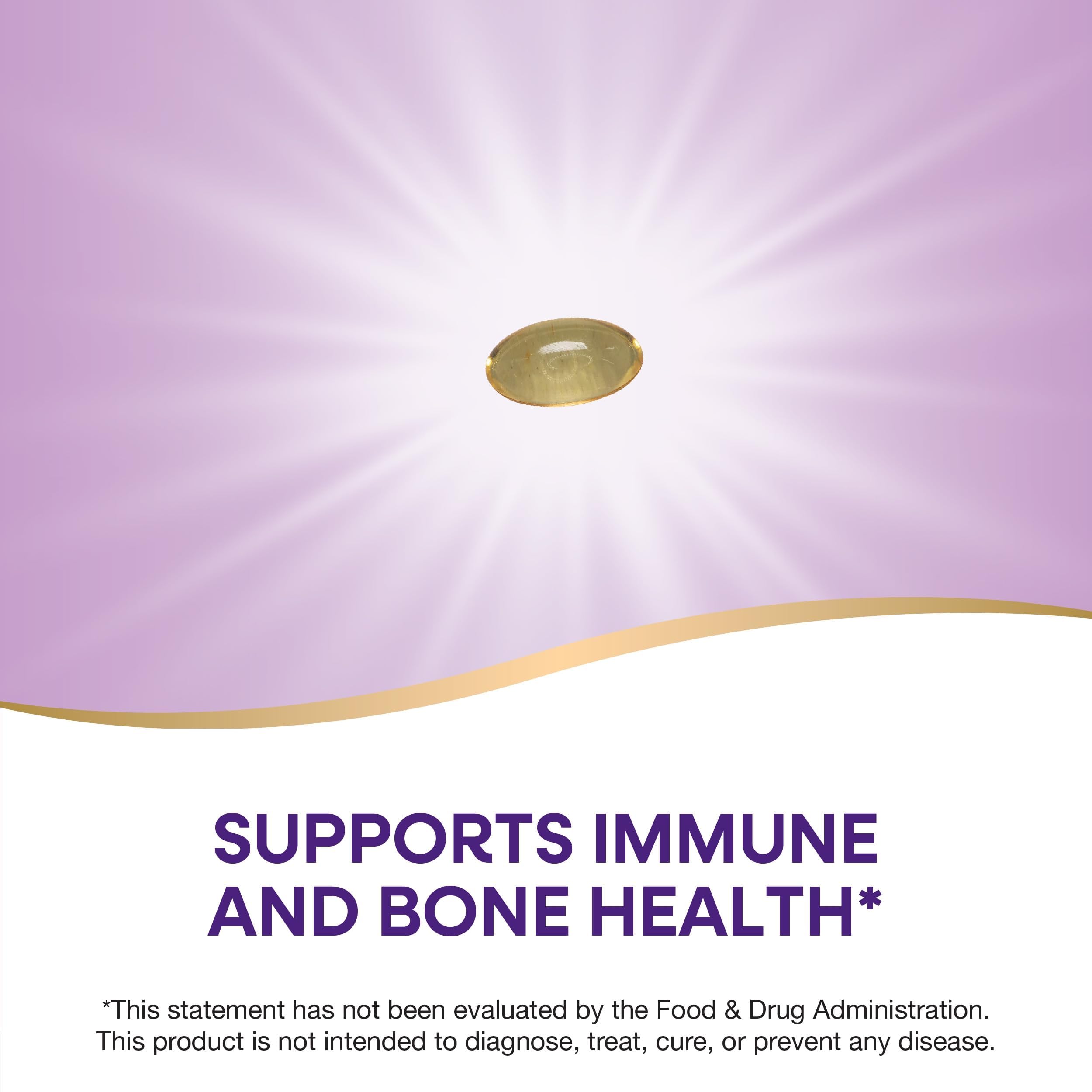 Nature's Way Vitamin D3 2000 IU serving shows convenient daily dose