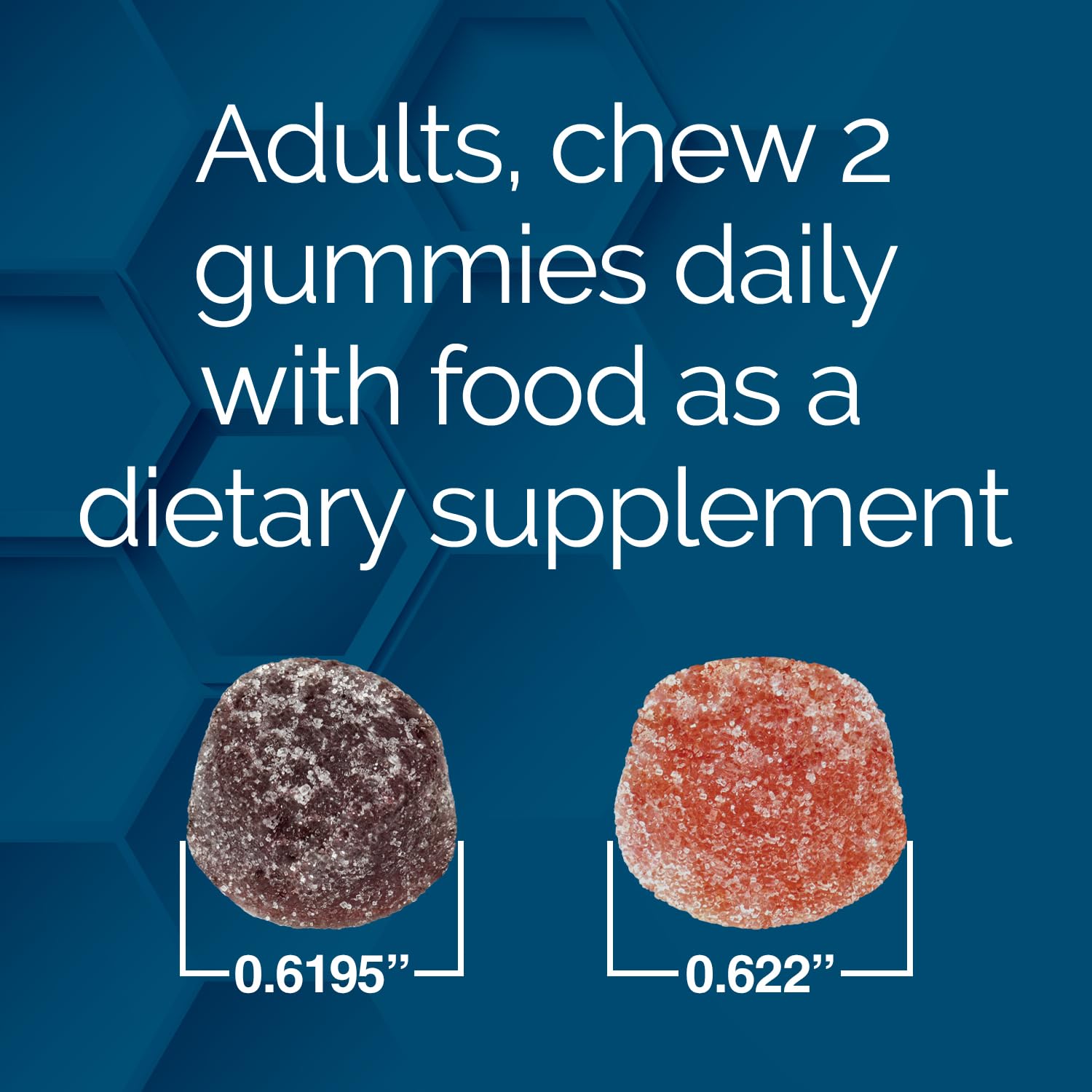 Gummies with natural berry flavor