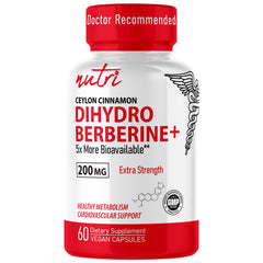 Nature's Fusions Dihydroberberine bottle with 60 capsules