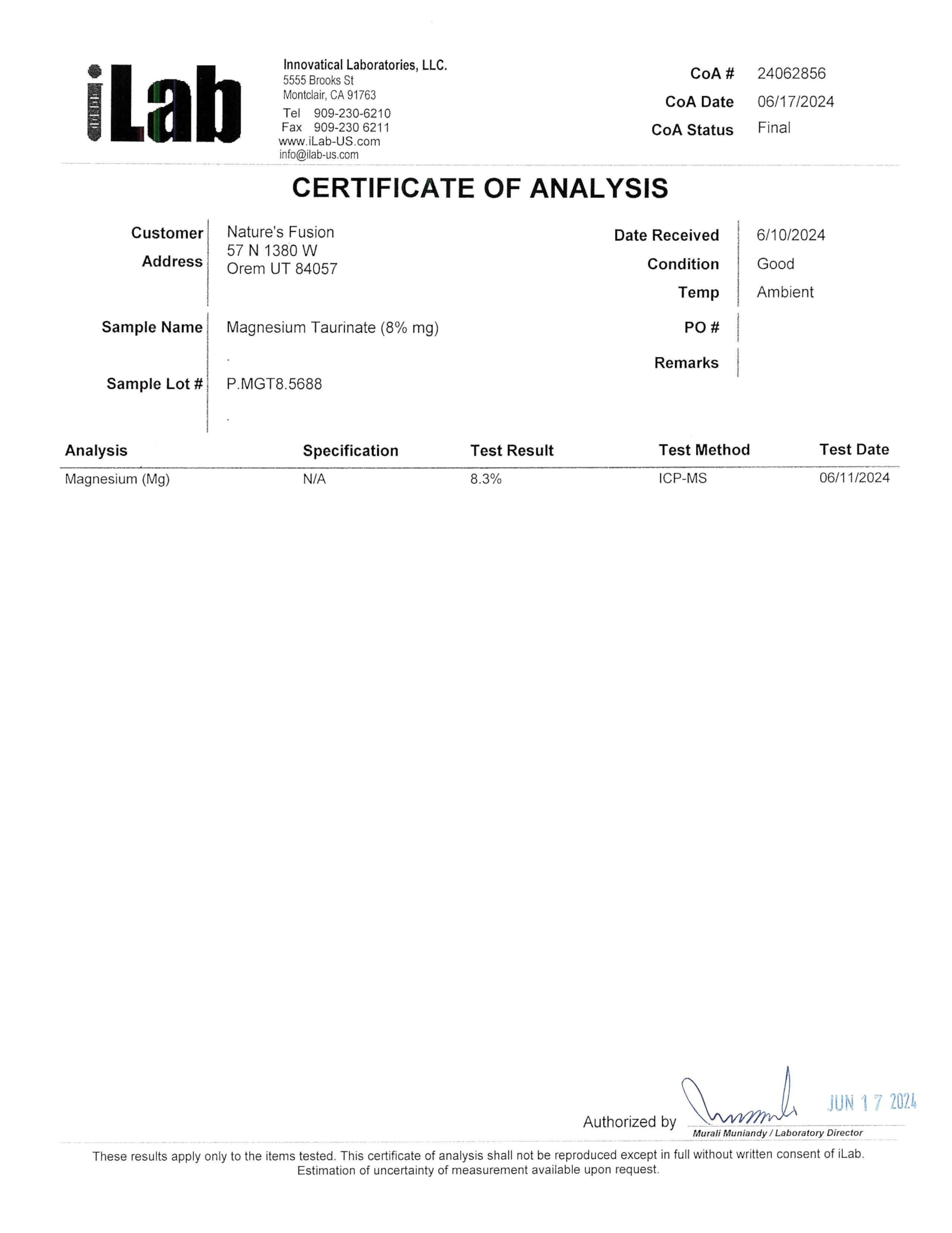 USA GMP and FDA-registered facility representation