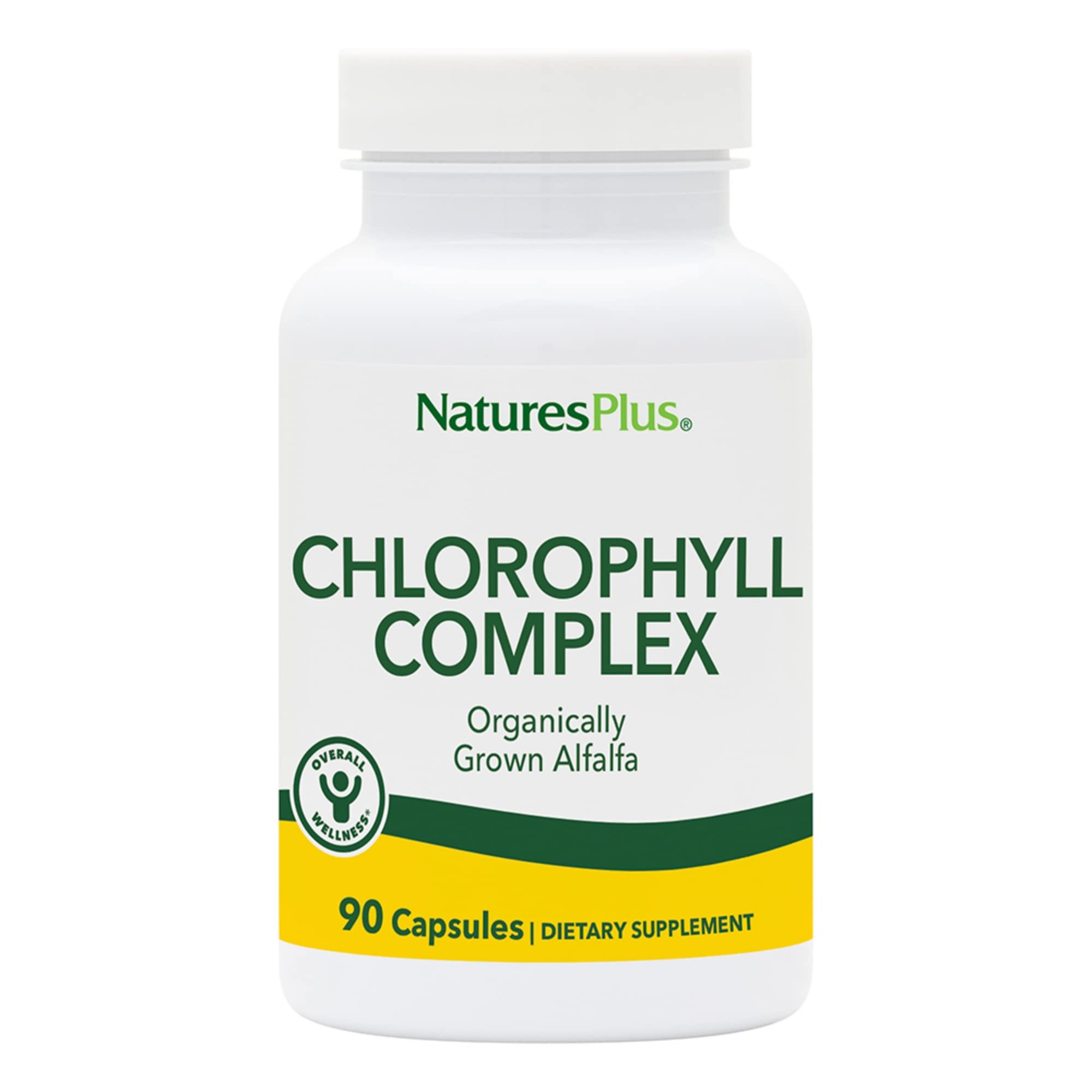 Nature's Plus Chlorophyll Complex bottle with 90 capsules