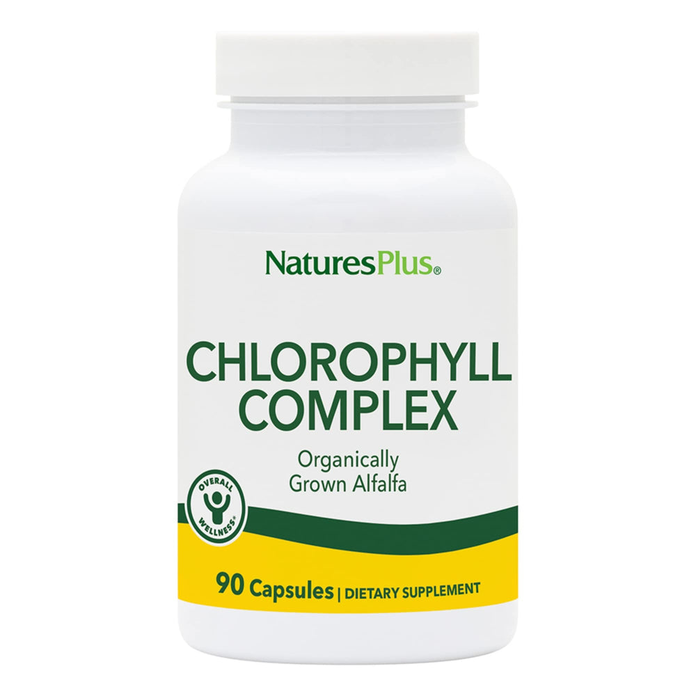 Nature's Plus Chlorophyll Complex bottle with 90 capsules