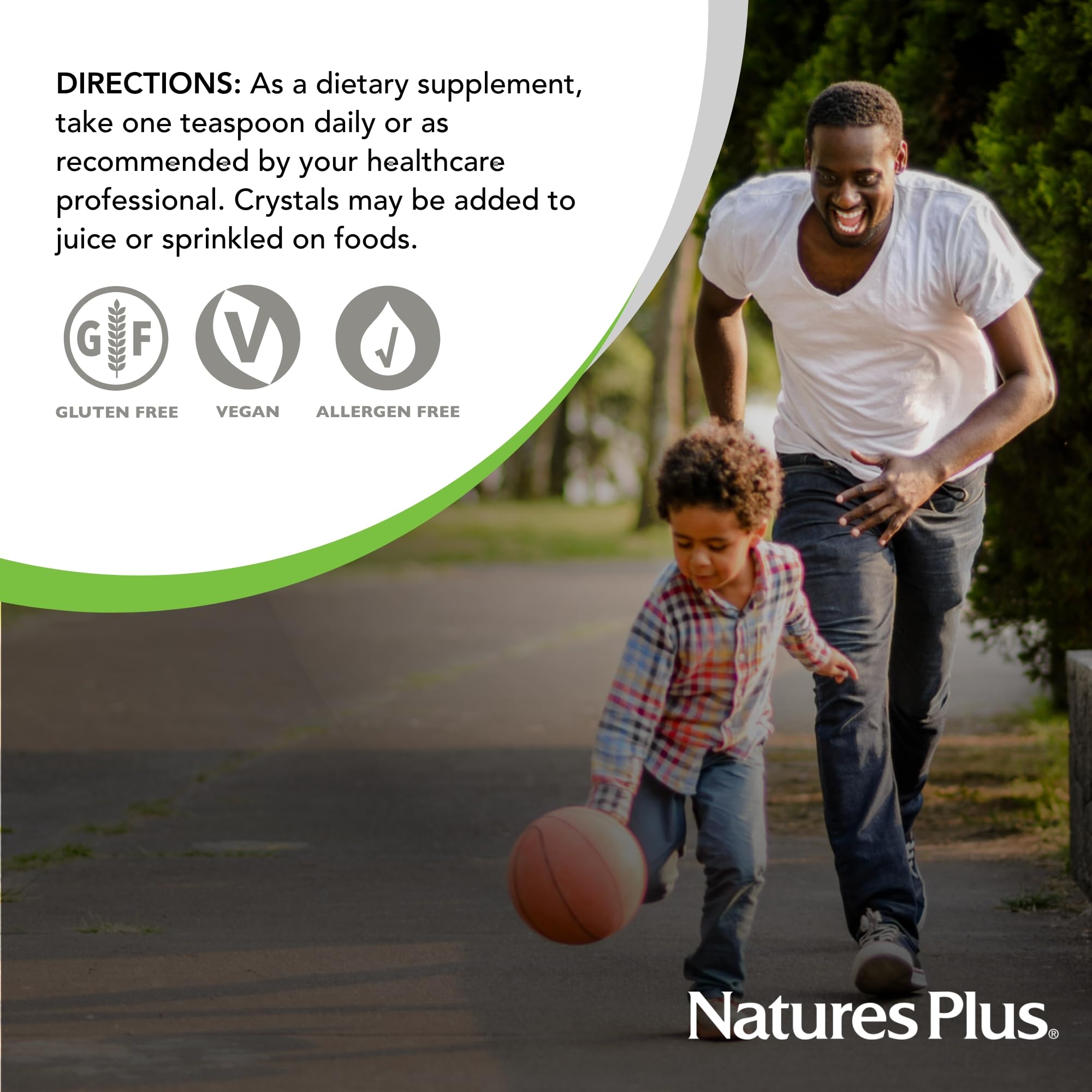 Powder being mixed into a glass of water