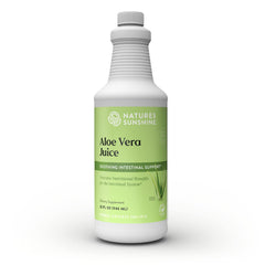 Nature's Sunshine Aloe Vera Juice 32 oz front view bottle