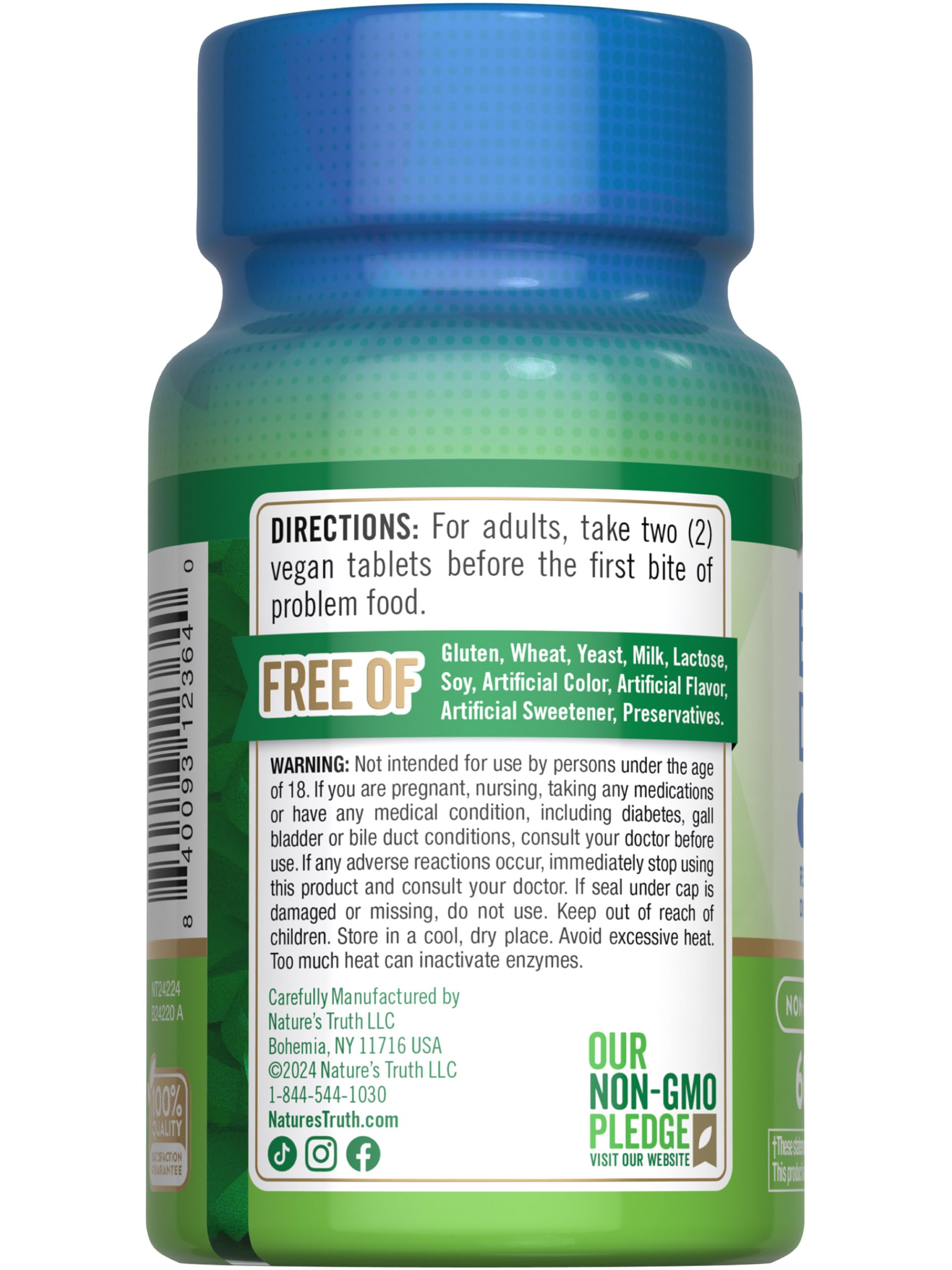 Bean digestion support concept image for Nature's Truth Digestive Enzymes