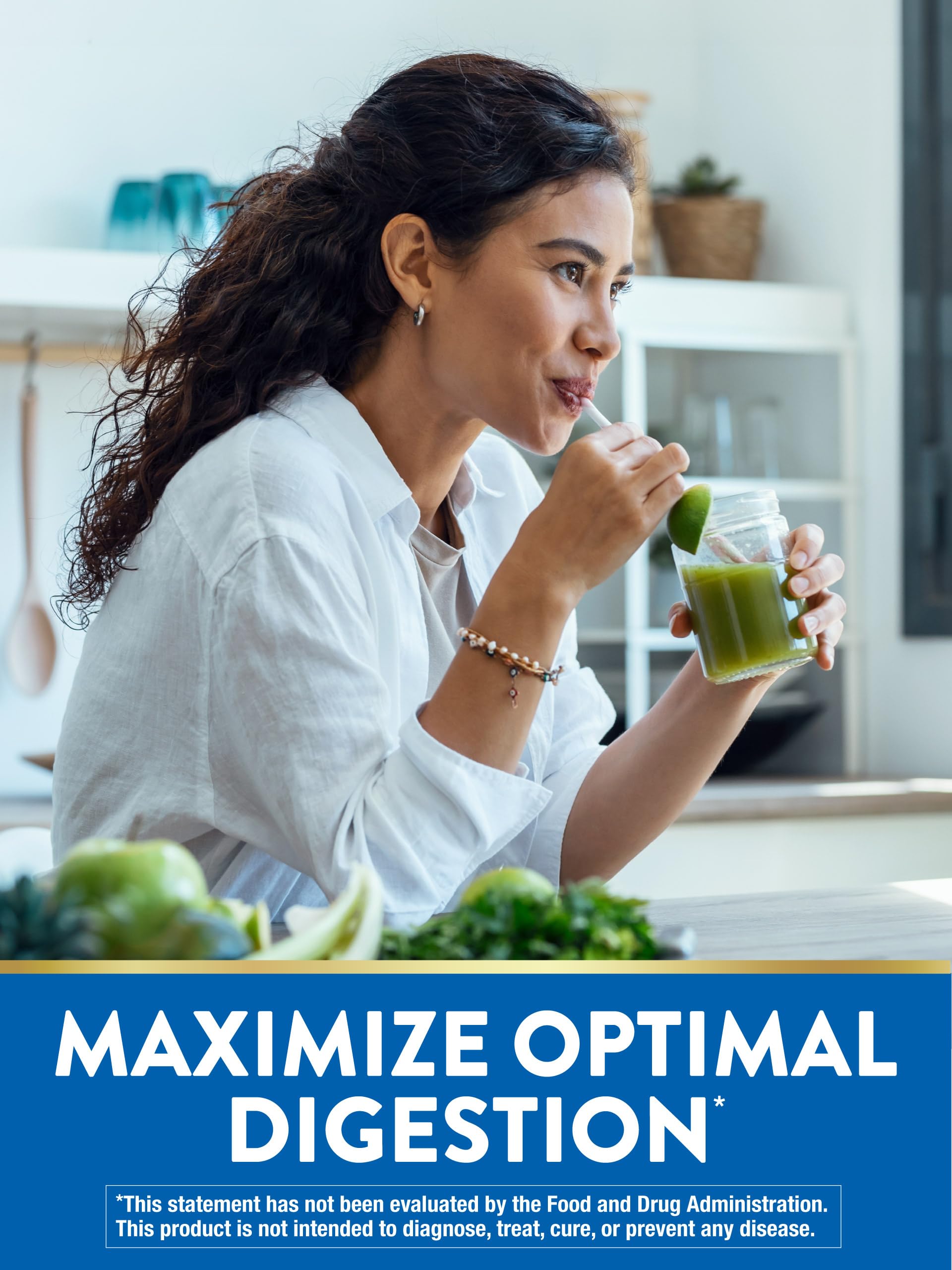 Vegan label on Nature's Truth Digestive Enzymes bottle