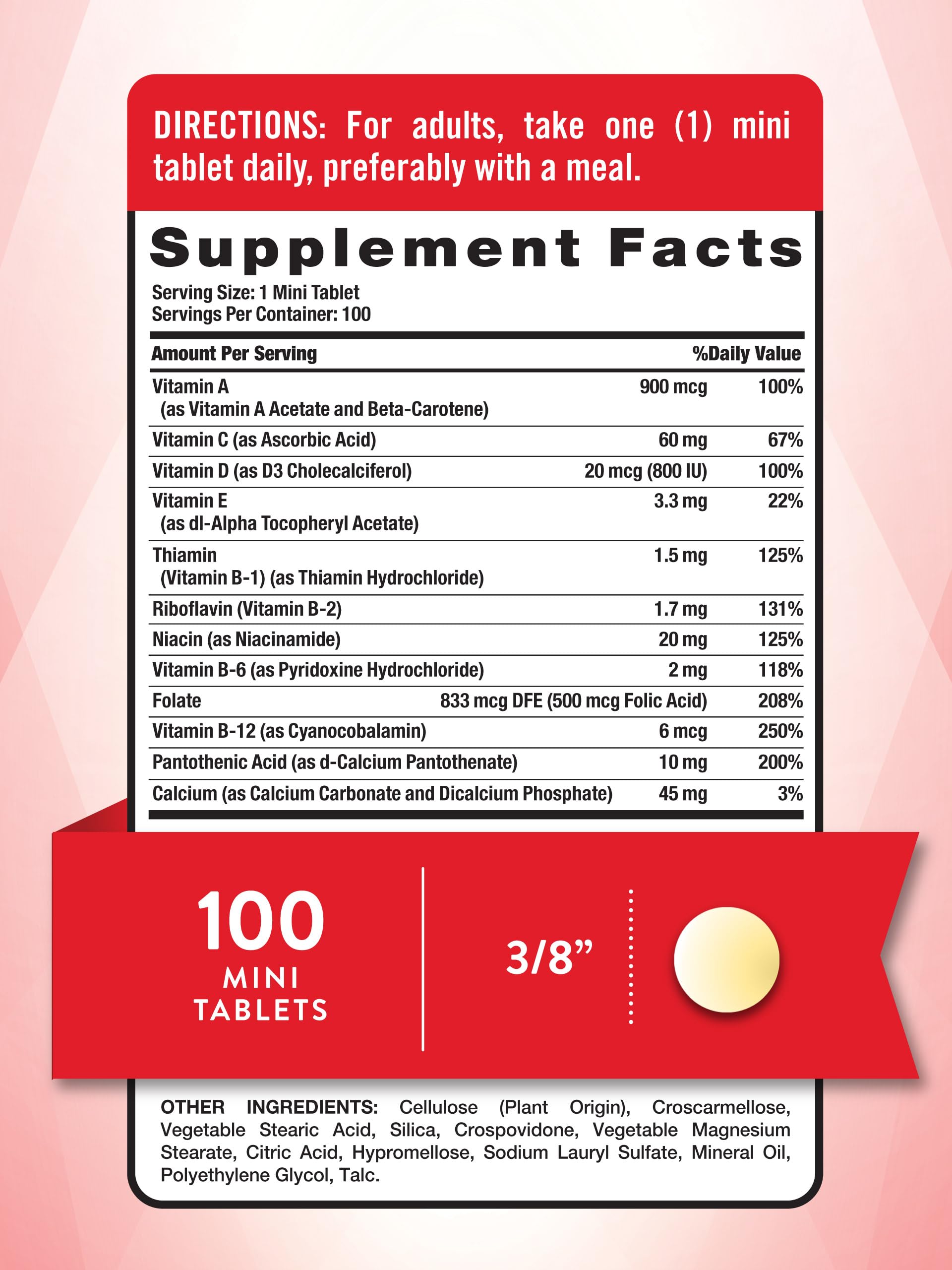 Front label of Nature's Truth One Daily Multivitamin