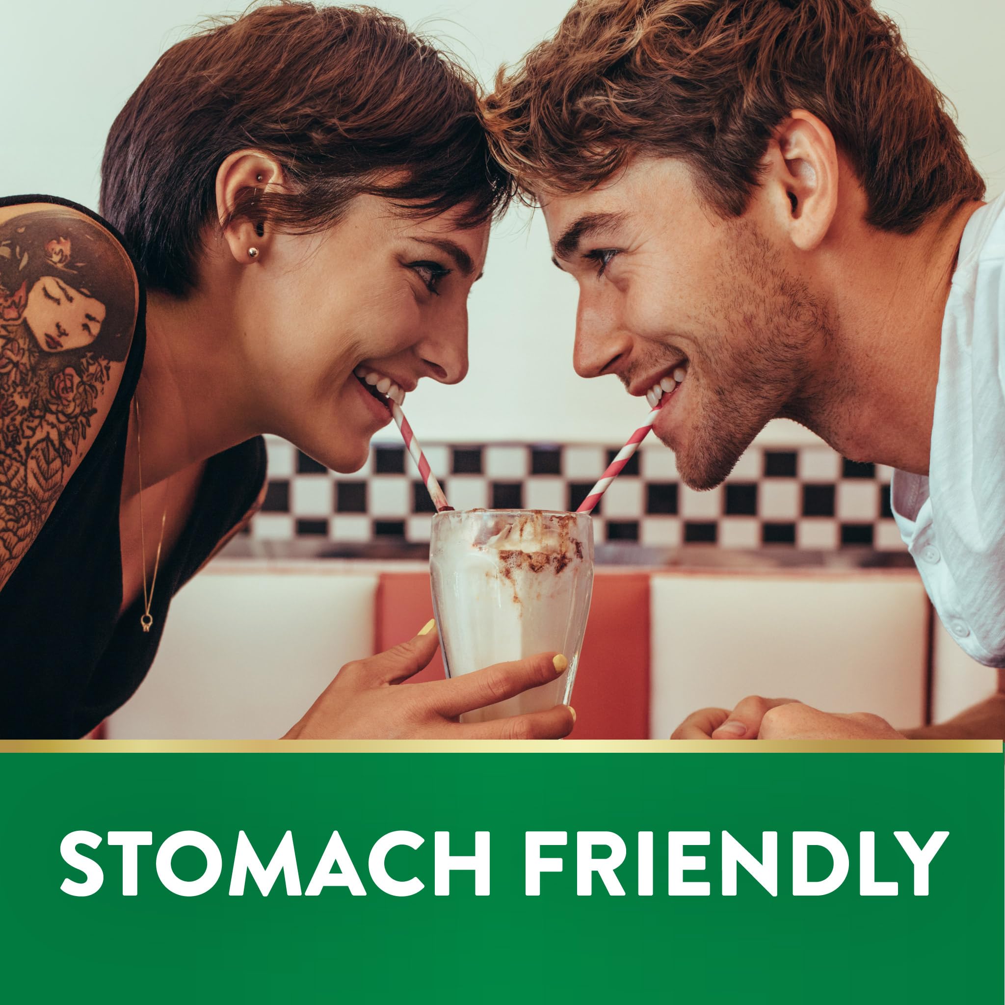 Graphic illustrating 14 probiotic strains in the formula