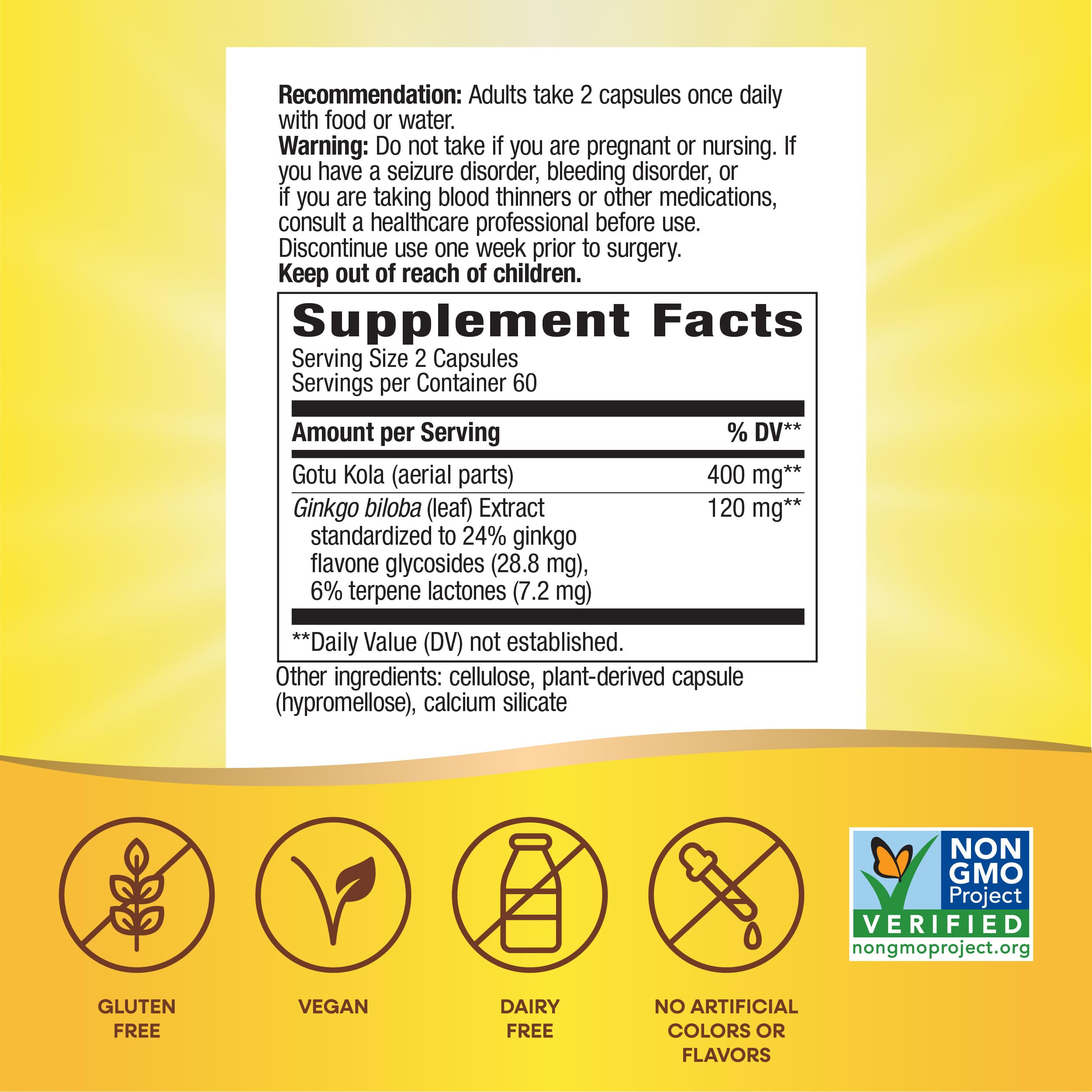 Nature's Way Ginkgo product banner image