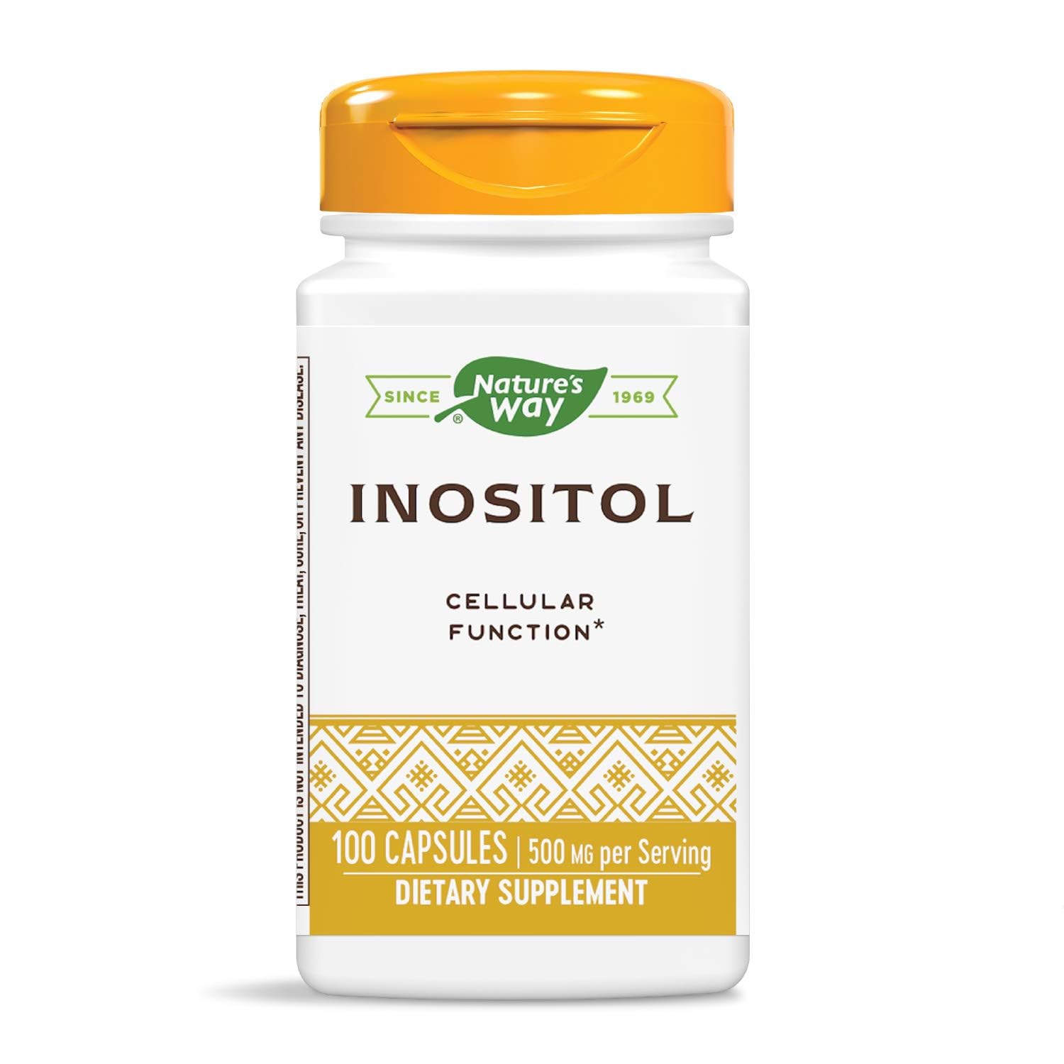 Nature's Way Inositol 500 mg bottle - main image