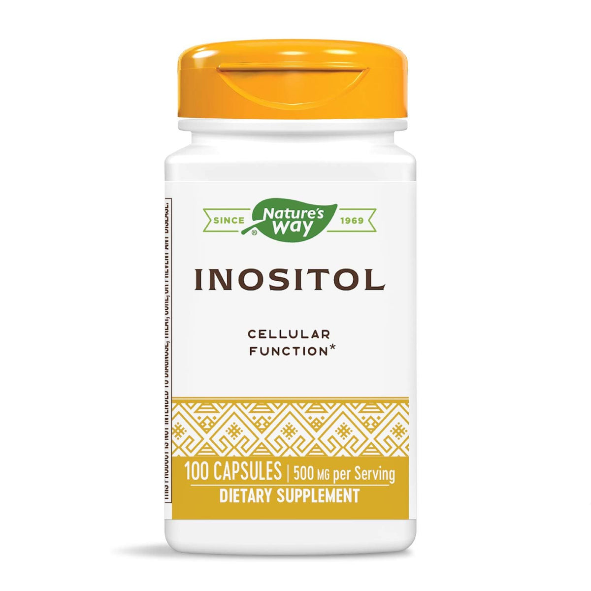 Nature's Way Inositol 500 mg bottle - main image