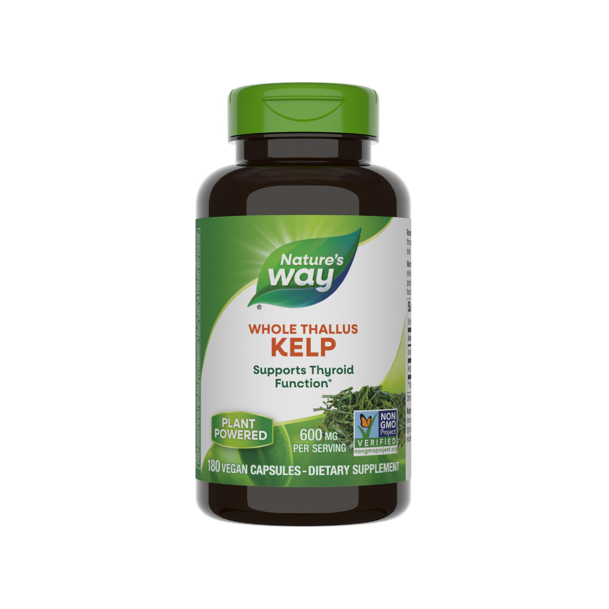 Nature's Way Kelp capsules, 600 mg per serving