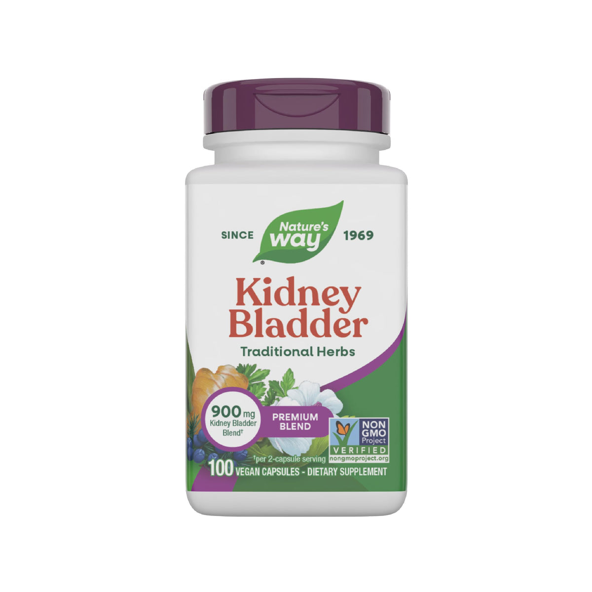 Nature's Way Kidney Bladder premium herbal supplement front view