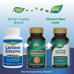 Close-up of Nature's Way Lactose Defense capsules