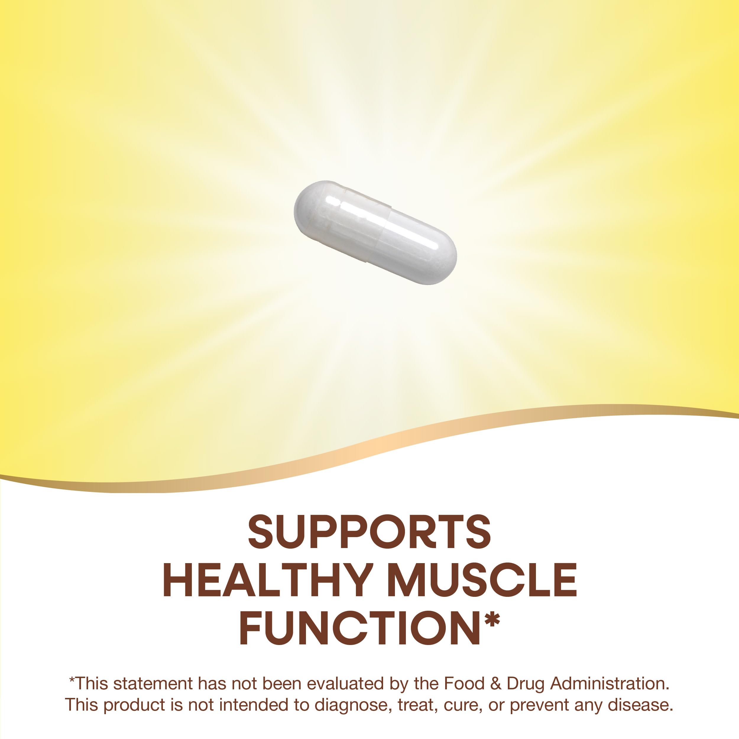 Close-up of Nature's Way Magnesium Complex capsules