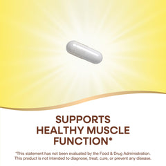 Close-up of Nature's Way Magnesium Complex capsules