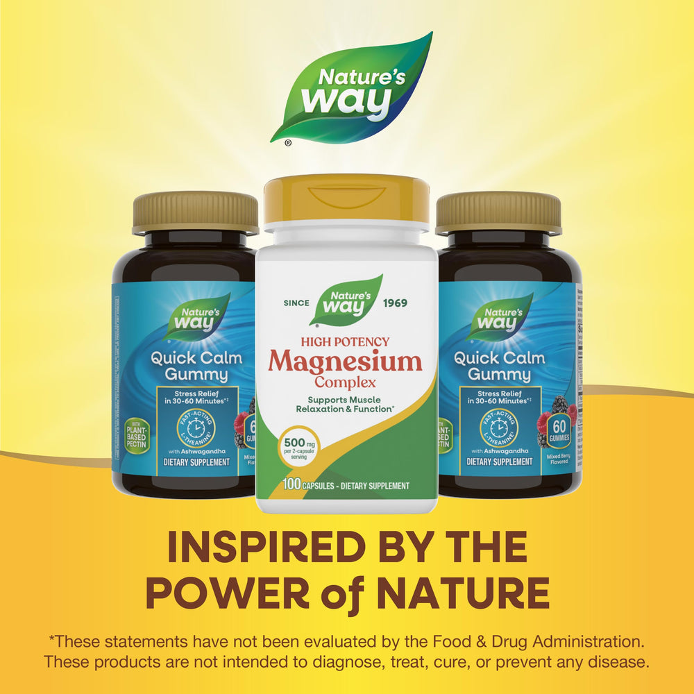 Packaging variation for Nature's Way Magnesium Complex