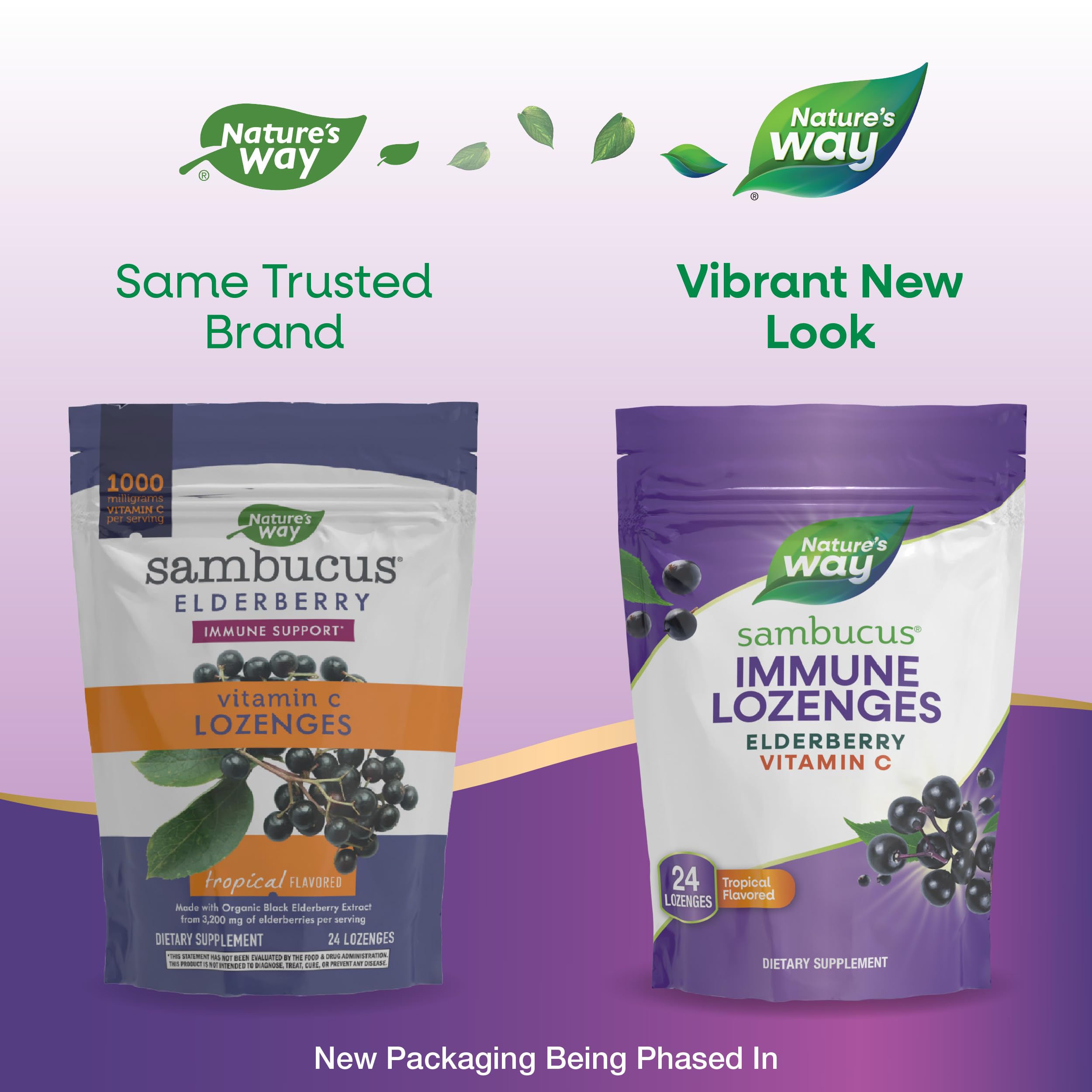 Tropical flavored Sambucus Immune Lozenges