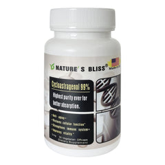 Bottle of Nature'sbliss Cycloastragenol 30 caps - USA made