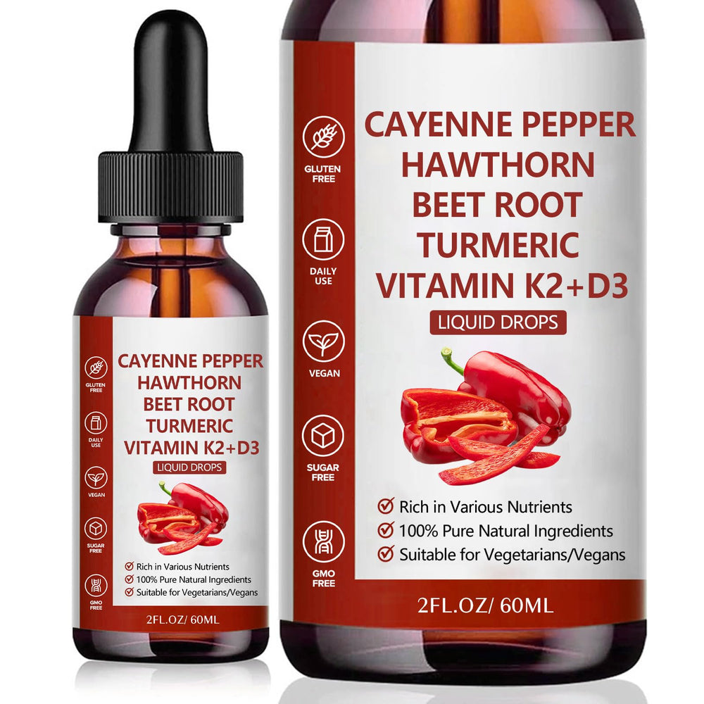 Front view of Naturesours Cayenne Pepper Drops bottle