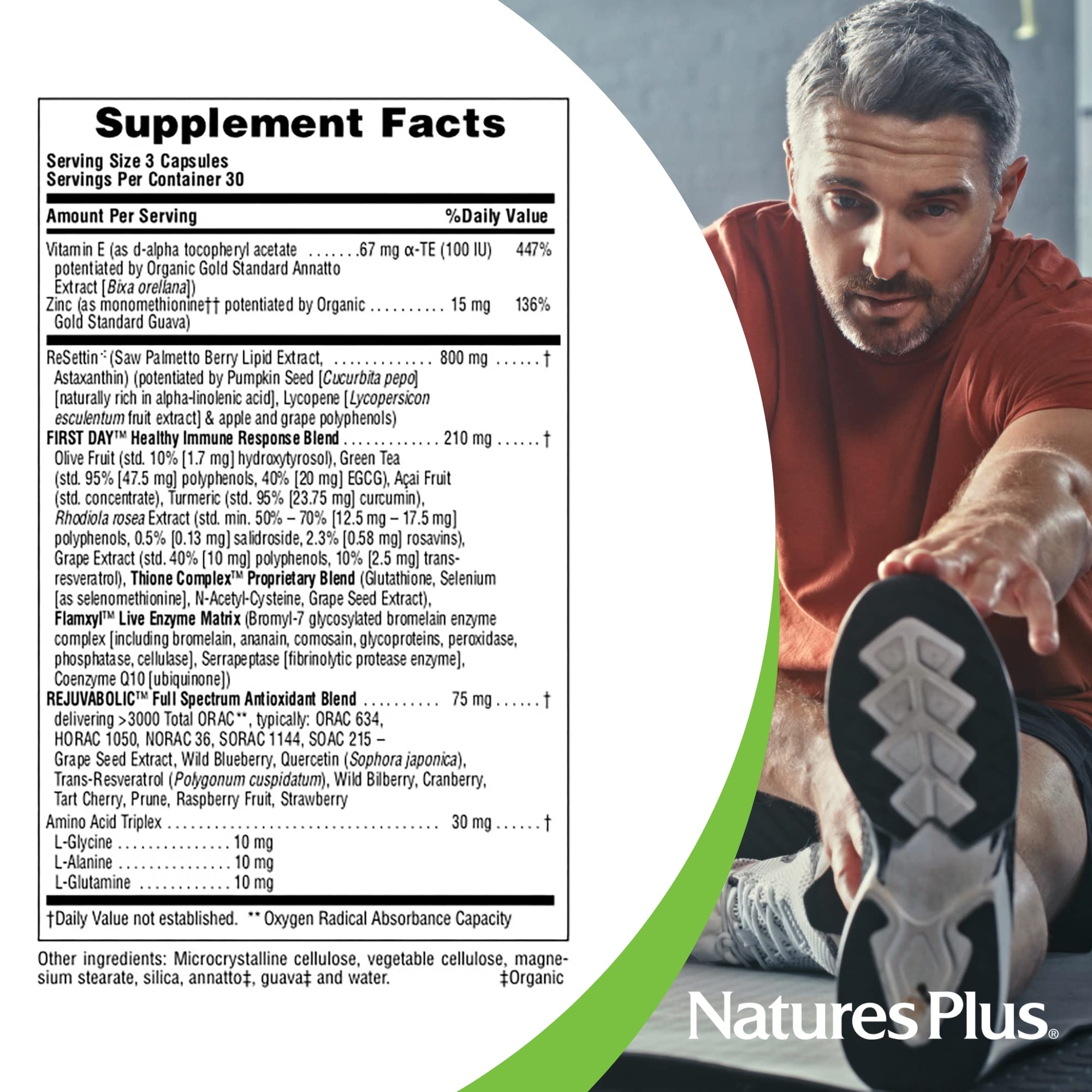 Amino acid complex: L-glycine, L-alanine, L-glutamine