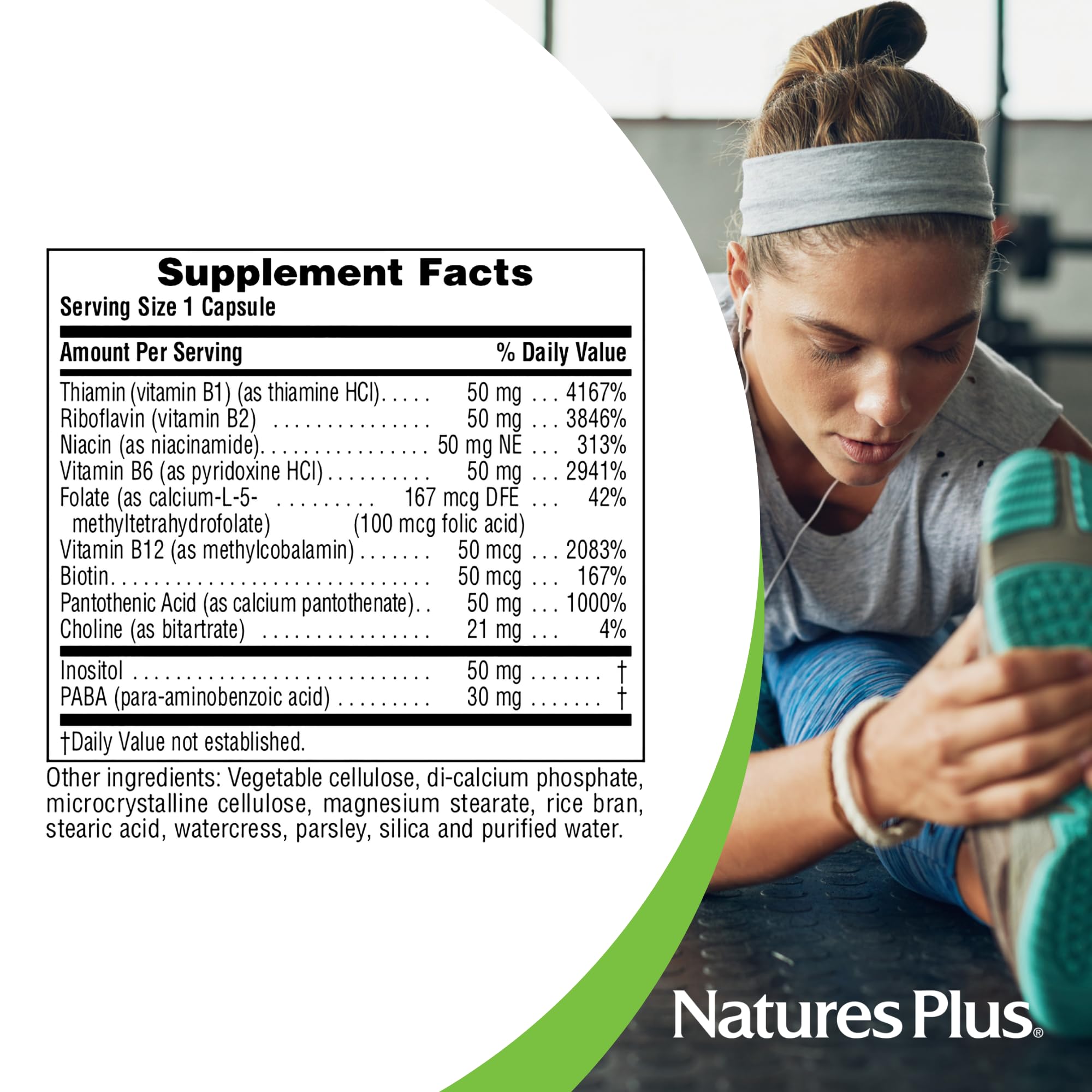 Fortified rice bran base with alfalfa, watercress and parsley