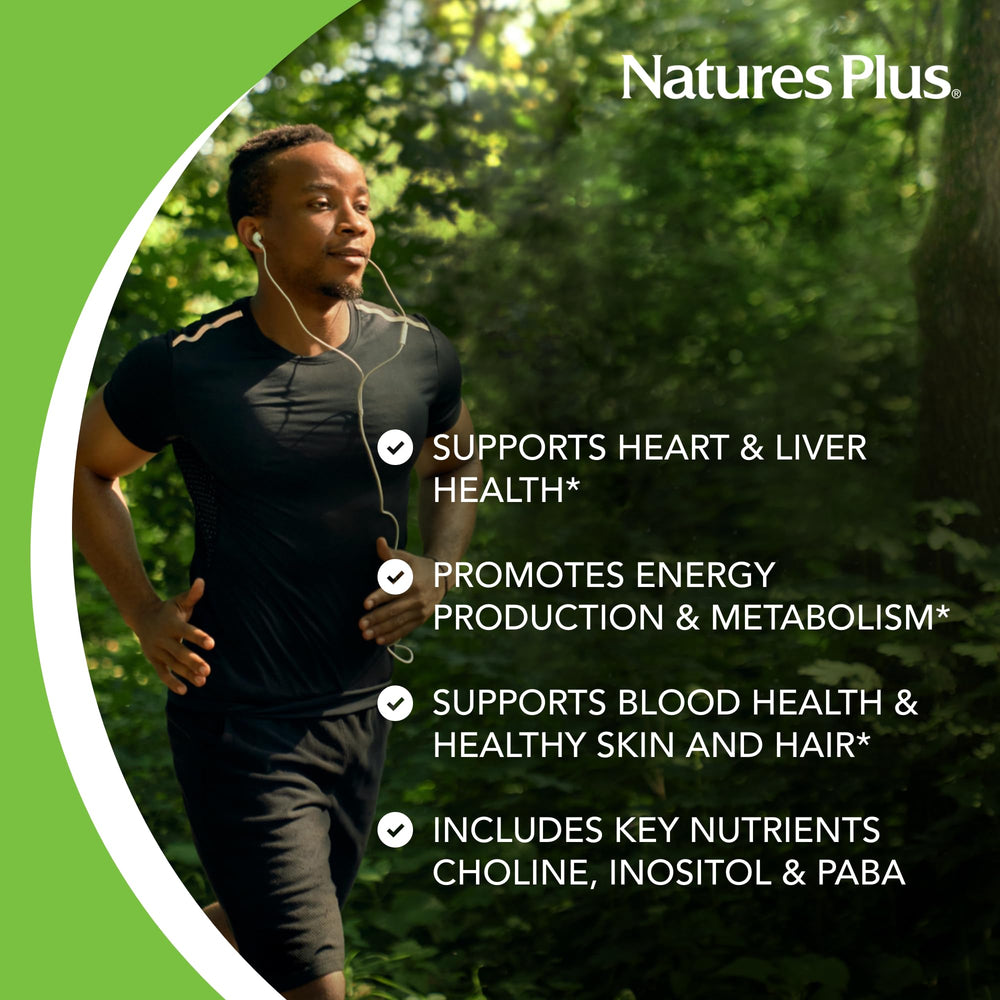 Illustration of full B vitamin spectrum and added nutrients