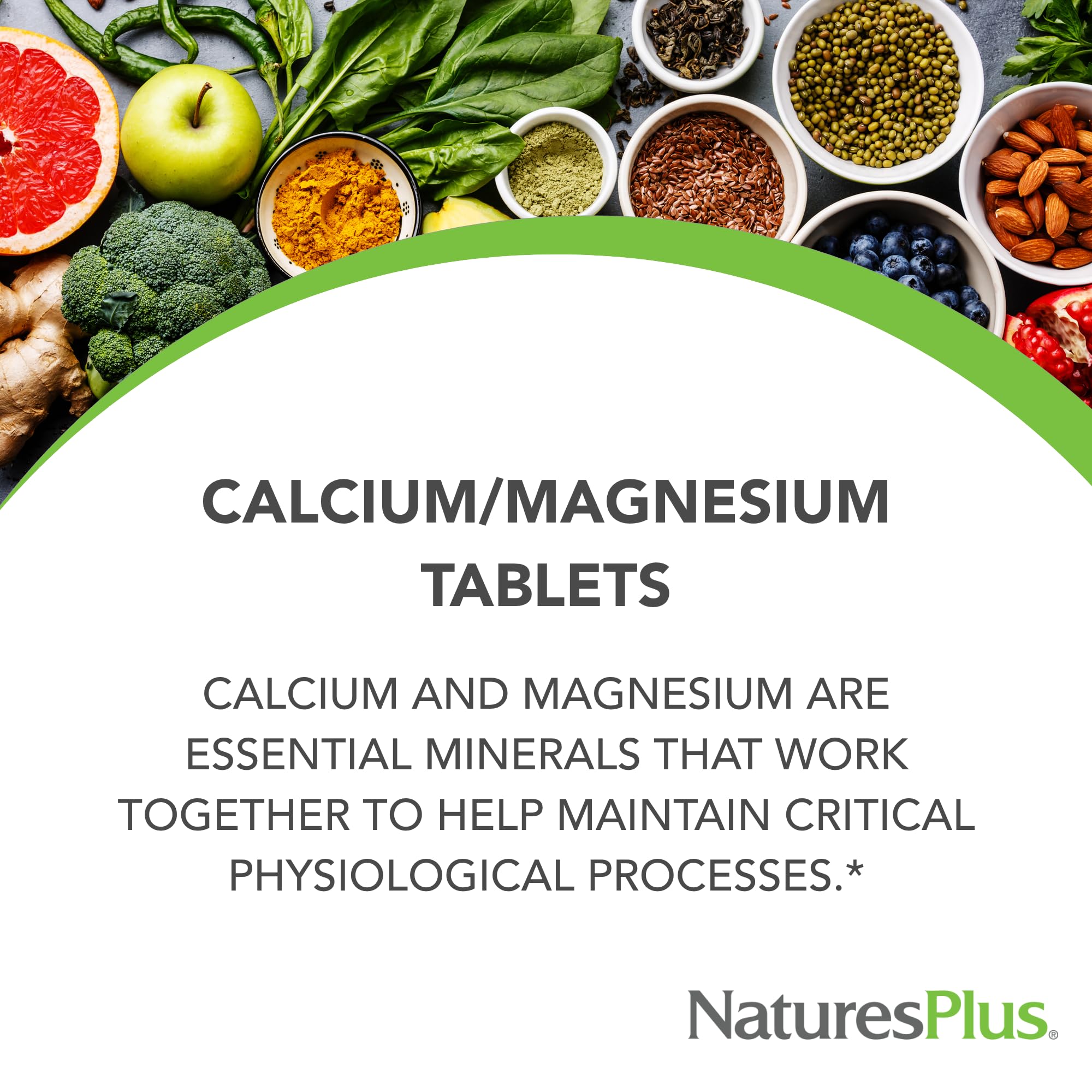 Vegetarian Cal/Mag tablets next to packaging